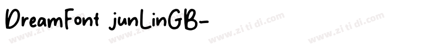 DreamFont junLinGB字体转换